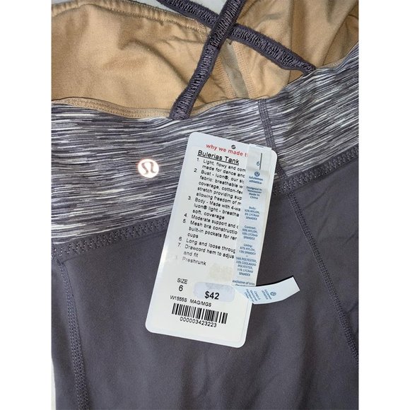 Lululemon Bulerias Tank - Magnum Gray/Magnum Space - Picture 6 of 7